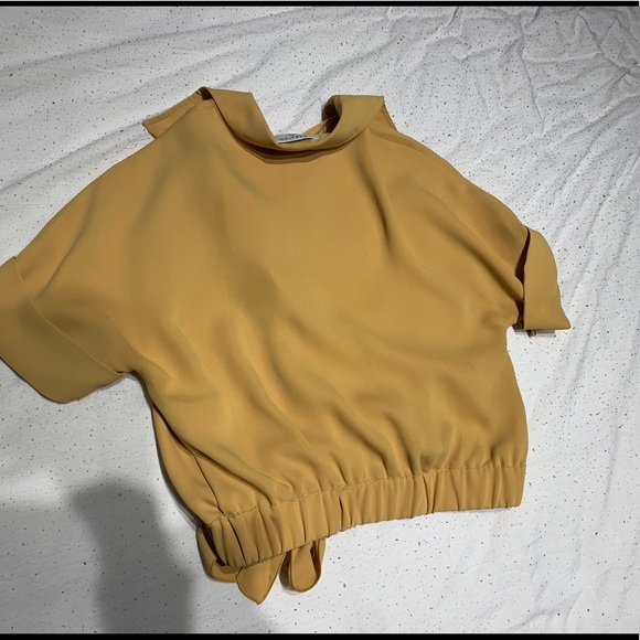 Babaton - Mustard yellow blouse - Picture 2 of 3